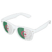 Lunettes de soleil Party Shades - drapeau de l'Alg (Angulaire)