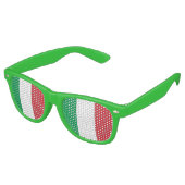 Lunettes de soleil Party Shades - drapeau de l'Ita (Angulaire)