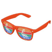 Lunettes de soleil Party Shades, drapeau de Saint- (Angulaire)