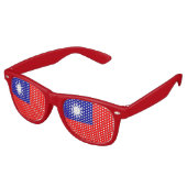 Lunettes de soleil Party Shades - drapeau de Taïwa (Angulaire)
