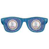 Lunettes de soleil Party Shades - drapeau de Virgi (Devant)