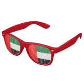 Lunettes de soleil Party Shades - drapeau des EAU (Angulaire)