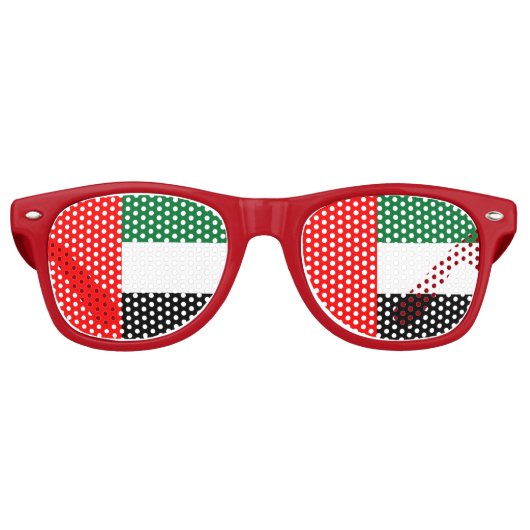 Lunettes de soleil Party Shades - drapeau des EAU (Devant)
