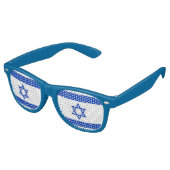 Lunettes de soleil Party Shades - drapeau d'Israël (Angulaire)
