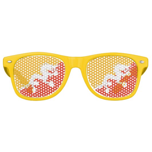 Lunettes de soleil Party Shades - drapeau du Bhout (Devant)