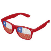 Lunettes de soleil Party Shades - drapeau du Chili (Angulaire)