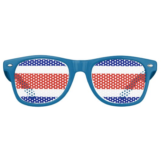 Lunettes de soleil Party Shades - drapeau du Costa (Devant)