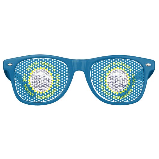 Lunettes de soleil Party Shades - Drapeau du Dakot (Devant)