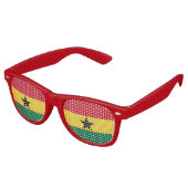 Lunettes de soleil Party Shades - drapeau du Ghana (Angulaire)