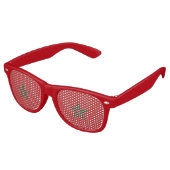 Lunettes de soleil Party Shades - drapeau du Maroc (Angulaire)
