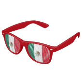 Lunettes de soleil Party Shades - drapeau du Mexiq (Angulaire)