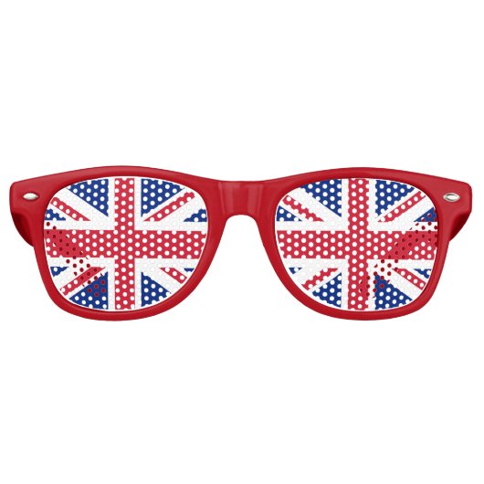 Lunettes de soleil Party Shades - drapeau du Royau (Devant)