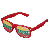 Lunettes de soleil Party Shades - drapeau lituanie (Angulaire)