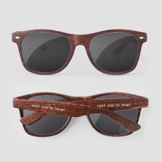 Lunettes De Soleil Personalize Name Quote Artwork