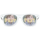 Lunettes de soleil personnalisées avec texte et ph (Devant)