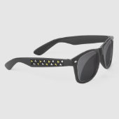 Lunettes de soleil Popcorn (gris foncé et jaune be (Droite)