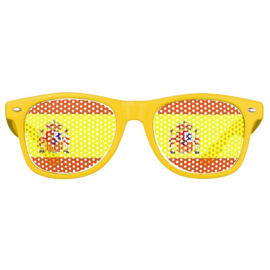 Lunettes de soleil pour drapeau espagnol (Devant)