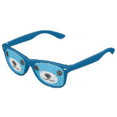 Lunettes de soleil pour enfants Blue Teddy Bear (Angle)