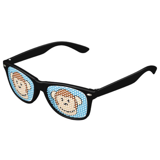 Lunettes de soleil pour enfants visage singe (Angle)