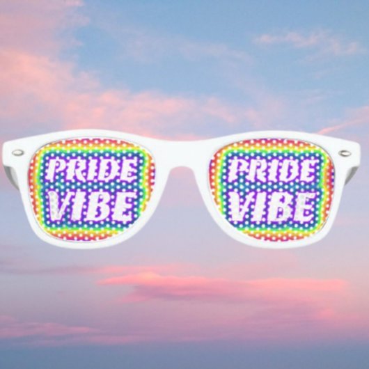Lunettes de soleil PrideVibe Rainbow Party