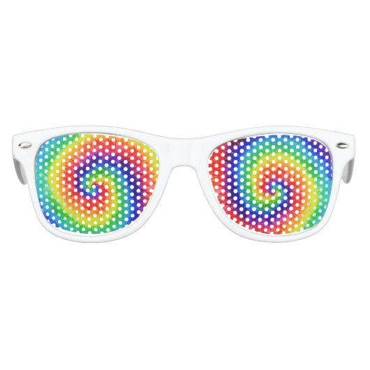 Lunettes de soleil Rainbow Spiral Retro (Devant)