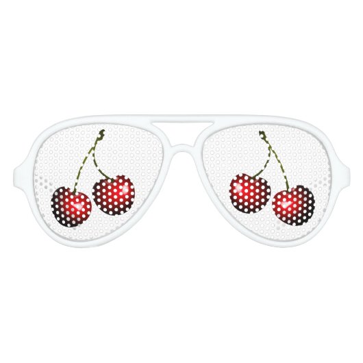 Lunettes de soleil Red Sweet Cherries Party (Devant)