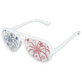 Lunettes de soleil Red White and Blue Fireworks Pa (Angle)
