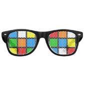 Lunettes de soleil Retro Color Puzzle (Devant)