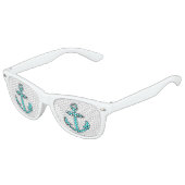 Lunettes de soleil Retro cool ancre plage (Angle)