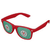 Lunettes de soleil Rétro Drapeau de Worcester, Mas (Angulaire)