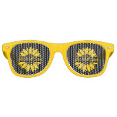 Lunettes de soleil rétro Fête Tournesol Bon rétabl (Devant)