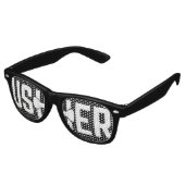 Lunettes de soleil rétro Garçon d'honneur Smoking (Angulaire)