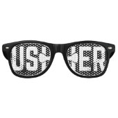 Lunettes de soleil rétro Garçon d'honneur Smoking (Devant)
