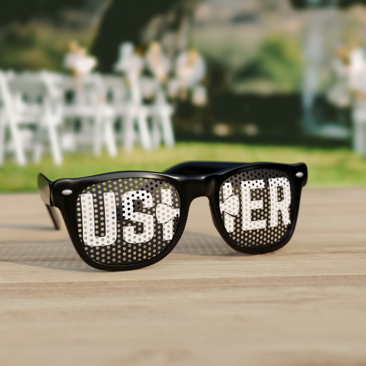 Lunettes de soleil rétro Garçon d'honneur Smoking