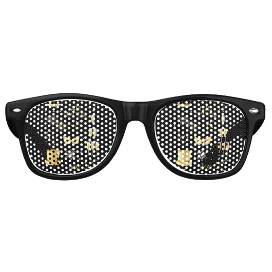 Lunettes de soleil rétro pour la fête de la Saint- (Devant)