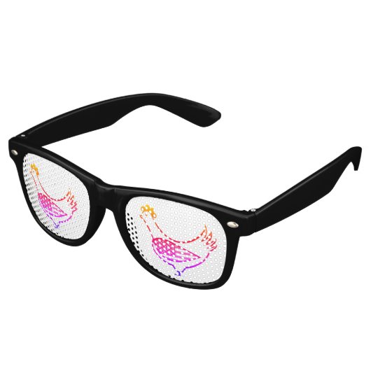 lunettes de soleil rétro pour soirée (Angulaire)