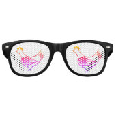 lunettes de soleil rétro pour soirée (Devant)