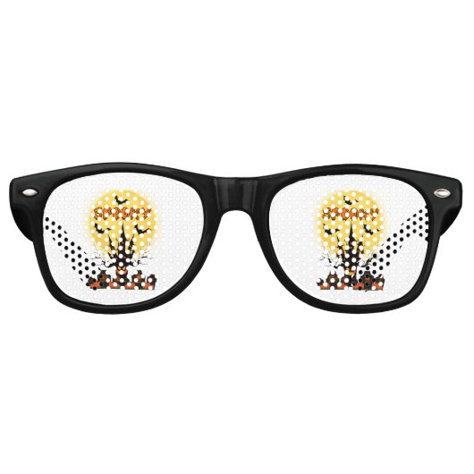 Lunettes de soleil rétro pour soirée Halloween eff (Devant)