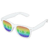 Lunettes de soleil rétro Pride (Angulaire)