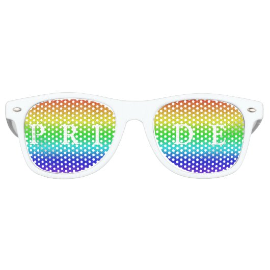 Lunettes de soleil rétro Pride (Devant)