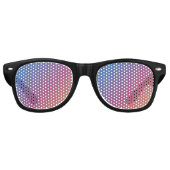 Lunettes de soleil Retro Sunset Gradient Party (Devant)