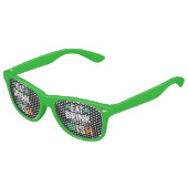 Lunettes de soleil rétros de la Saint Patrick (Angle)