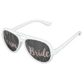 Lunettes de soleil Rose Gold Black Team Bride (Angle)