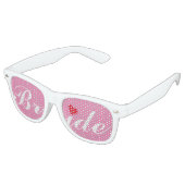 Lunettes de soleil roses cool pour enterrement de  (Angulaire)