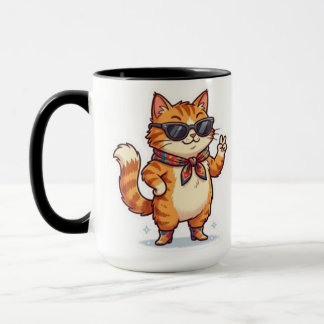 Lunettes de soleil Sassy Cat mugs – Félin mignon e
