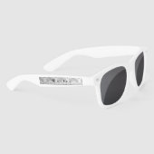 Lunettes De Soleil Satin Faux Blanc (Droite)