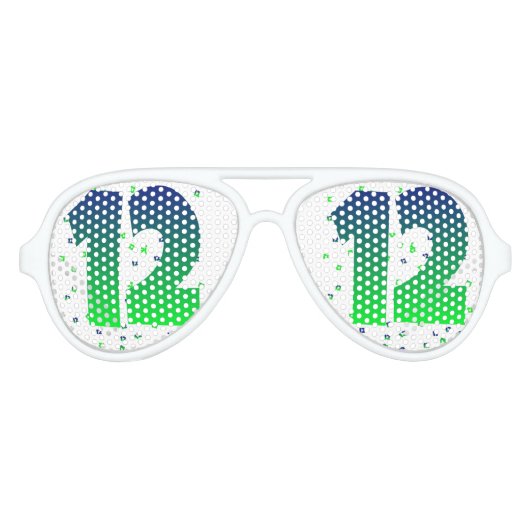 Lunettes de soleil Seahawks 12e homme (Devant)