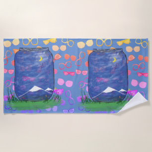 Lunettes de soleil Serviette de plage extérieure M