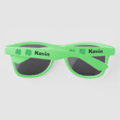 Lunettes De Soleil Shamrock Green St. Patrick's Day 4Kevin (Dos)