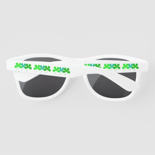 Lunettes De Soleil Shamrock Green St Patricks Day 4Ryan (Dos)